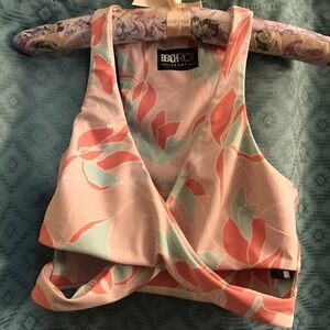 Beach Riot Sport Pastel Floral Top